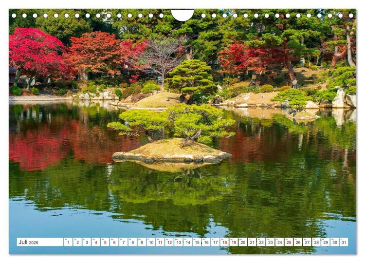 Produktbild: Herbst in Japan (Wandkalender 2026 DIN A4 quer), CALVENDO Monatskalender