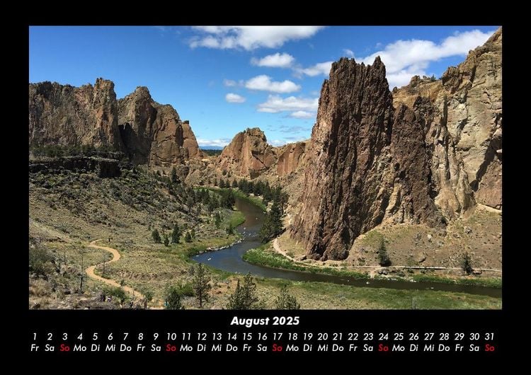 Produktbild: Naturlandschaften 2025 Fotokalender DIN A3