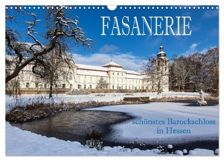 Produktbild: Fasanerie - sch&ouml;nstes Barockschloss Hessens (Wandkalender 2026 DIN A3 quer), CALVENDO Monatskalender