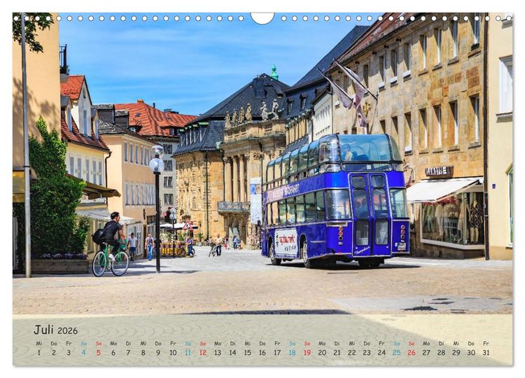 Produktbild: Bayreuth - die Stadt der Musik (Wandkalender 2026 DIN A3 quer), CALVENDO Monatskalender