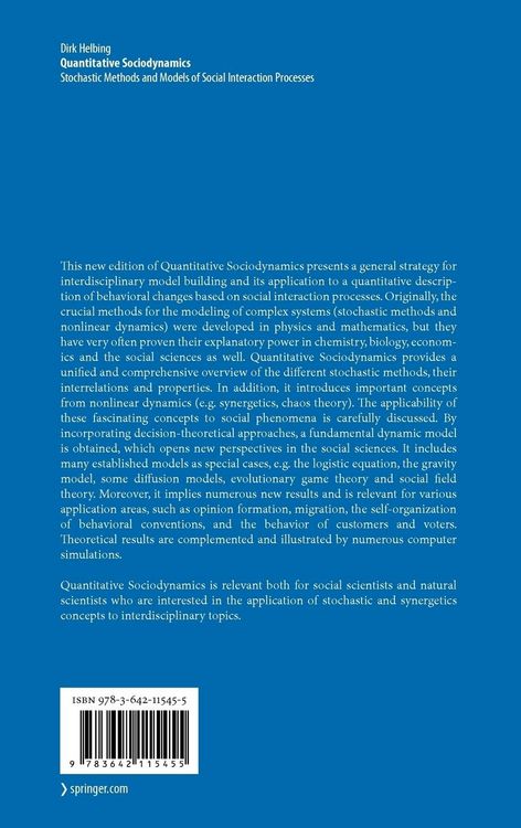 Produktbild: Quantitative Sociodynamics