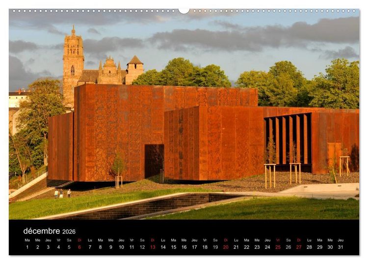 Produktbild: Couleurs Aveyron (Calendrier mural 2026 DIN A2 vertical) calendrier de bureau