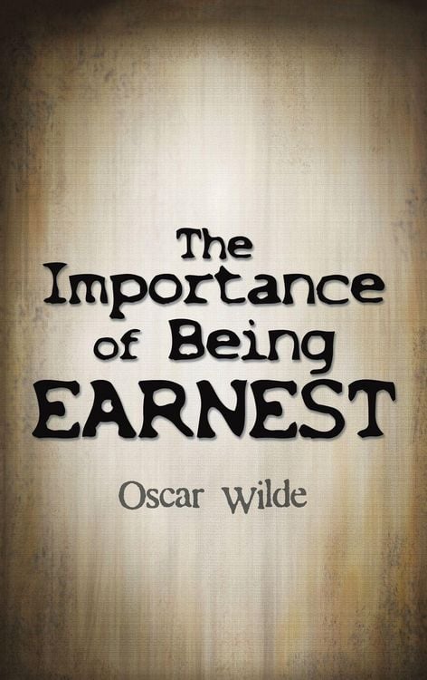 Produktbild: The Importance of Being Earnest