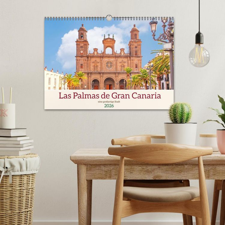 Produktbild: Las Palmas de Gran Canaria - eine gro&szlig;artige Stadt (Wandkalender 2026 DIN A3 quer), CALVENDO Monatskalender