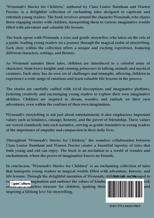 Produktbild: Wenonah's Stories for Children