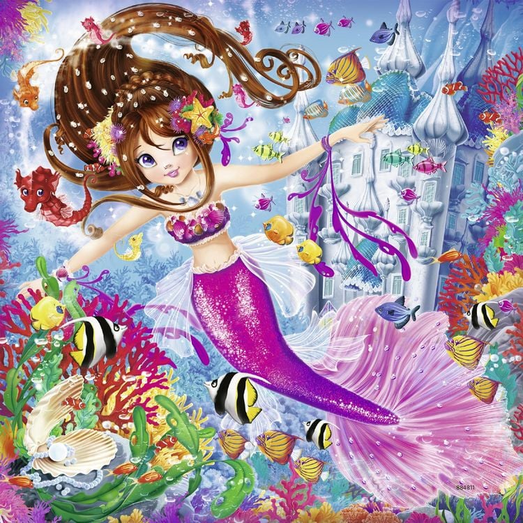 Ravensburger - Bezaubernde Meerjungfrauen, 3 x 49 Teile