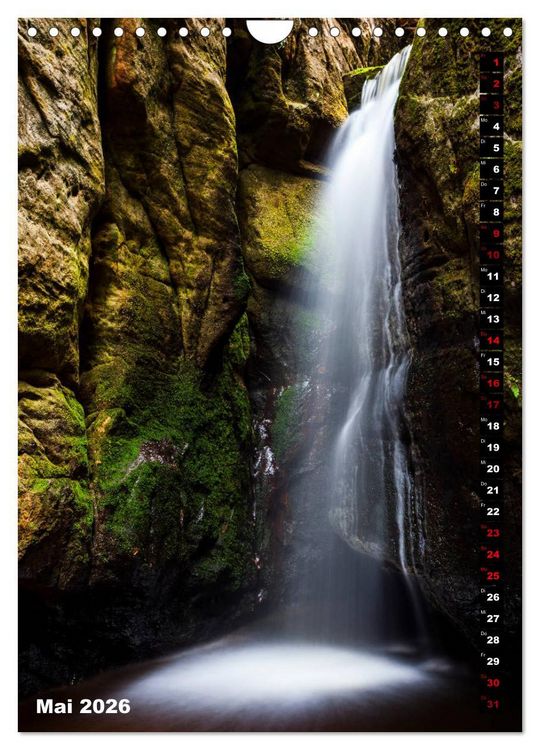 Produktbild: Wasserf&auml;lle. Beindruckende Schauspiele der Natur (Wandkalender 2026 DIN A4 hoch), CALVENDO Monatskalender