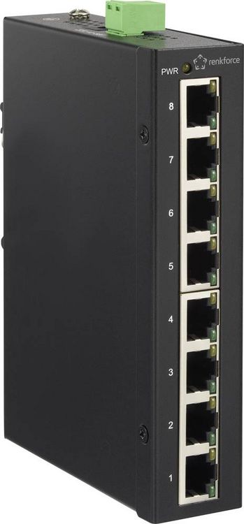 Produktbild: Renkforce RF-3394868 FEH-800 Industrial Ethernet Switch