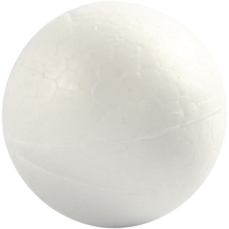Produktbild: Creativ Company Styropor-Kugeln, D 4 cm, Wei&szlig;, 10 Stk