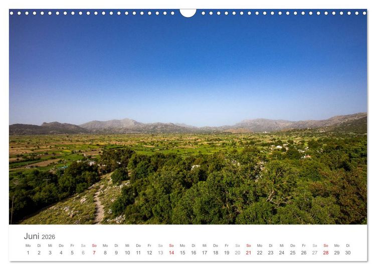 Produktbild: Kreta - Naturlandschaften (Wandkalender 2026 DIN A3 quer), CALVENDO Monatskalender