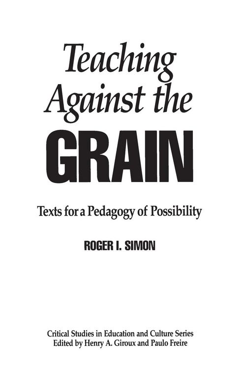 Produktbild: Teaching Against the Grain