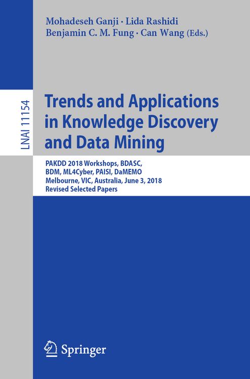 Produktbild: Trends and Applications in Knowledge Discovery and Data Mining