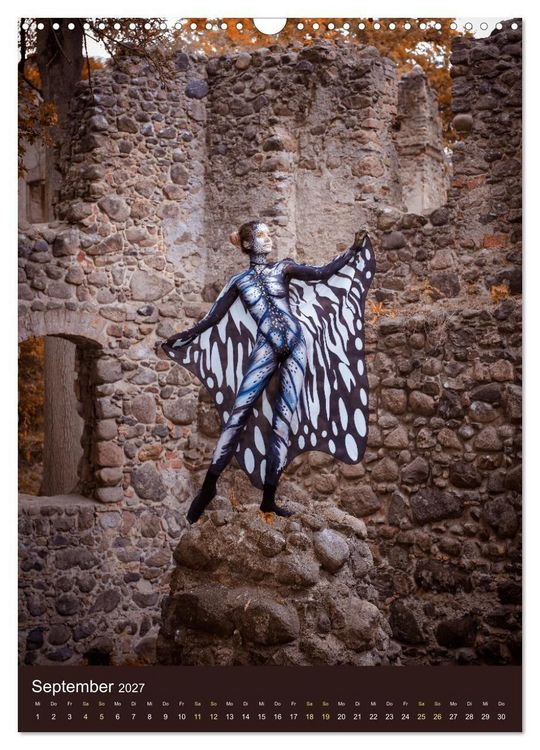 Produktbild: Bodypainting Adventures - Farbe auf nackter Haut (Wandkalender 2027 DIN A3 hoch), CALVENDO Monatskalender
