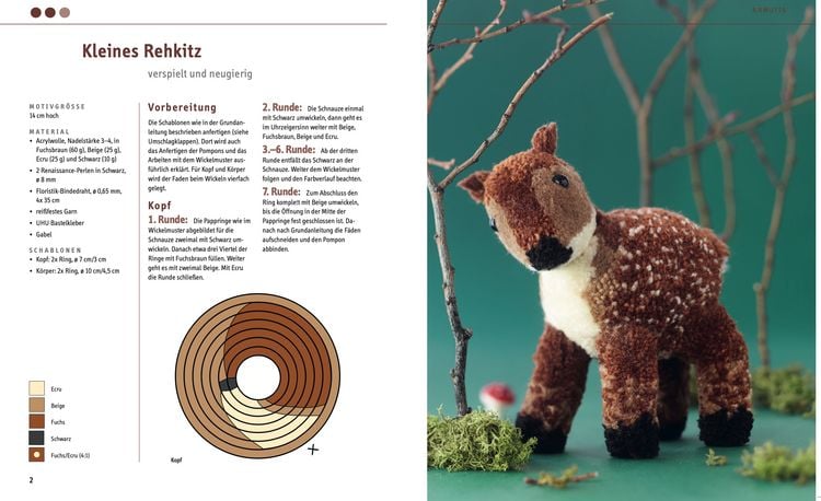 Produktbild: Pompon-Waldtiere (kreativ.kompakt.) Kuschelig weich und nat&uuml;rlich