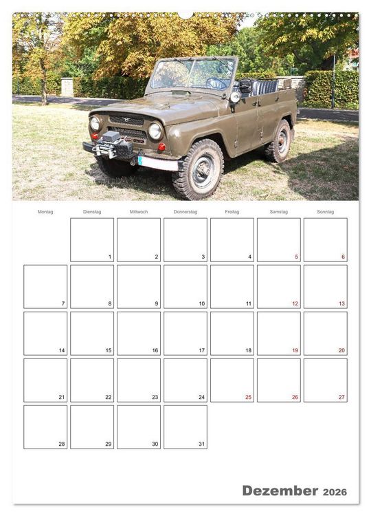 Produktbild: Ost-Oldtimer in Magdeburg (hochwertiger Premium Wandkalender 2026 DIN A2 hoch), Kunstdruck in Hochglanz