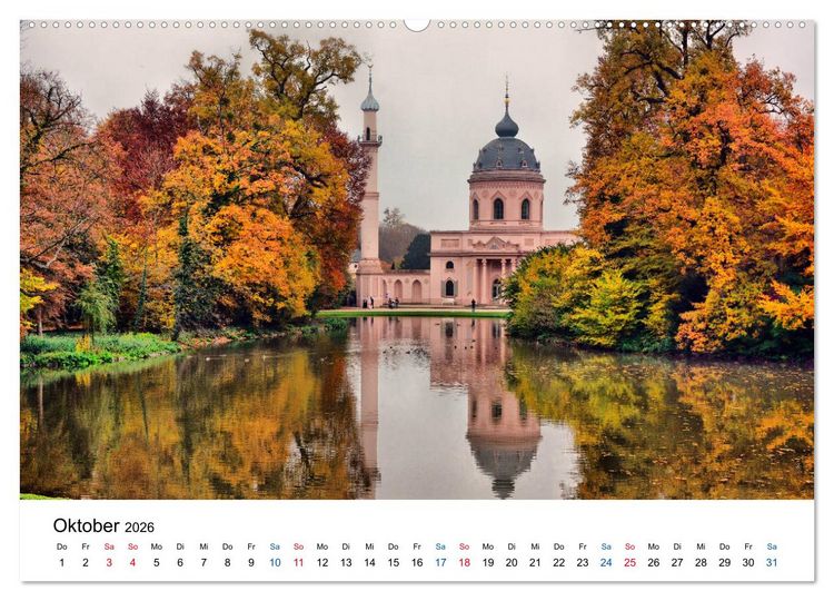 Produktbild: Schwetzingen - Ansichtssache (hochwertiger Premium Wandkalender 2026 DIN A2 quer), Kunstdruck in Hochglanz