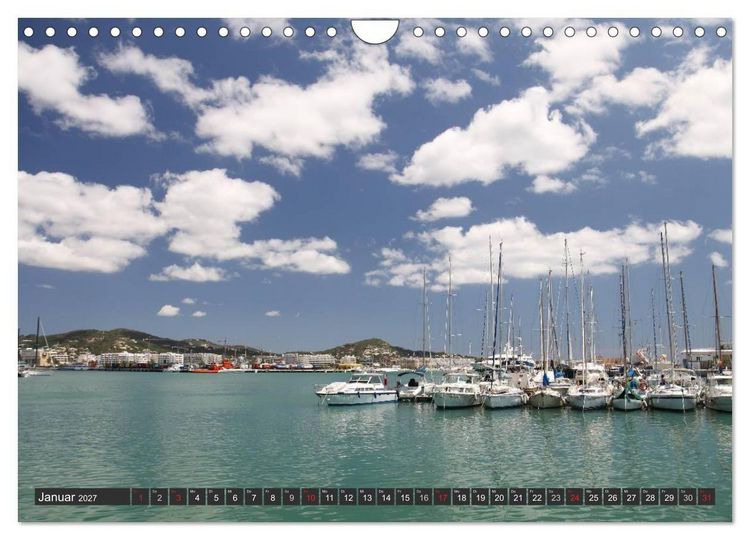 Produktbild: Ibiza - Balearen (Wandkalender 2027 DIN A4 quer), CALVENDO Monatskalender