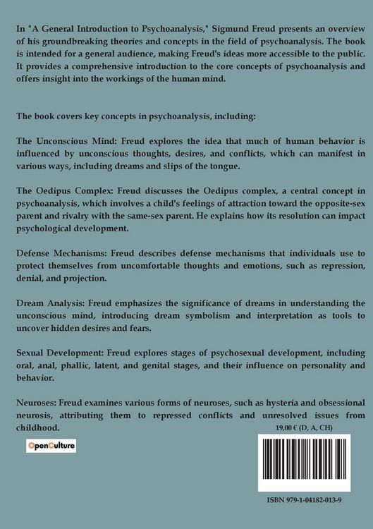Produktbild: A General Introduction to Psychoanalysis