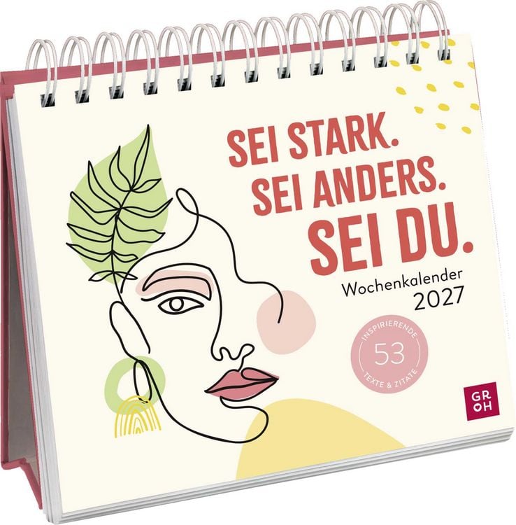 Produktbild: Wochenkalender 2027: Sei stark. Sei anders. Sei DU.