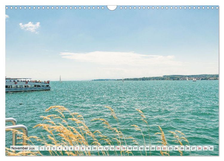 Produktbild: Traumhafter Bodensee (Wandkalender 2026 DIN A3 quer), CALVENDO Monatskalender