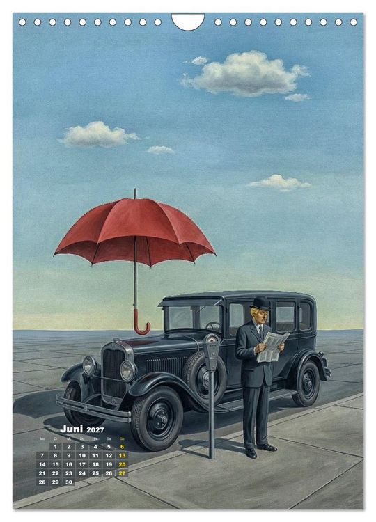 Produktbild: Dali und Magritte: zwei surreale Wirklichkeiten (Wandkalender 2027 DIN A4 hoch), CALVENDO Monatskalender