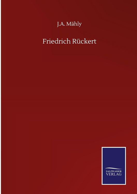 Produktbild: Friedrich R&uuml;ckert