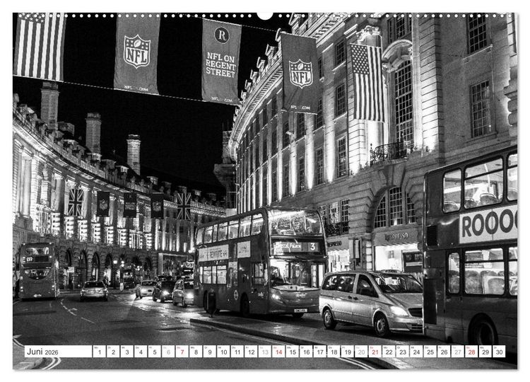 Produktbild: London Stadt an der Themse (hochwertiger Premium Wandkalender 2026 DIN A2 quer), Kunstdruck in Hochglanz