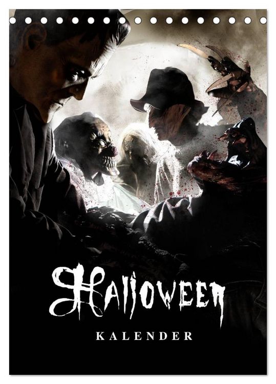 Produktbild: Halloween Optische Illusionen - Kalender 2026 (Tischkalender 2026 DIN A5 hoch), CALVENDO Monatskalender