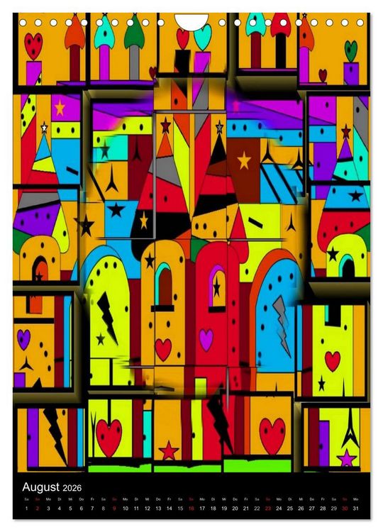 Produktbild: Pop ist auch eine ART von Nico Bielow (Wandkalender 2026 DIN A4 hoch), CALVENDO Monatskalender