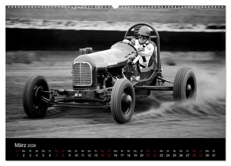 Produktbild: Dirt Track Races (hochwertiger Premium Wandkalender 2026 DIN A2 quer), Kunstdruck in Hochglanz