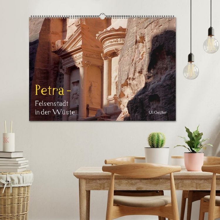 Produktbild: Petra - Felsenstadt in der W&uuml;ste (Wandkalender 2026 DIN A2 quer), CALVENDO Monatskalender