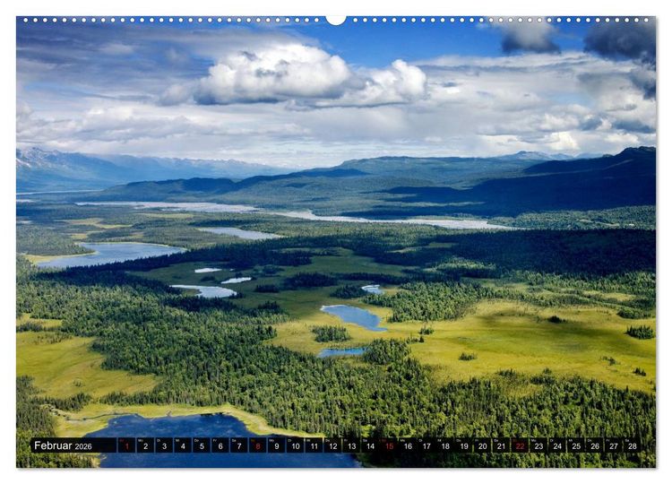 Produktbild: Alaska - Weites Land (Wandkalender 2026 DIN A2 quer), CALVENDO Monatskalender