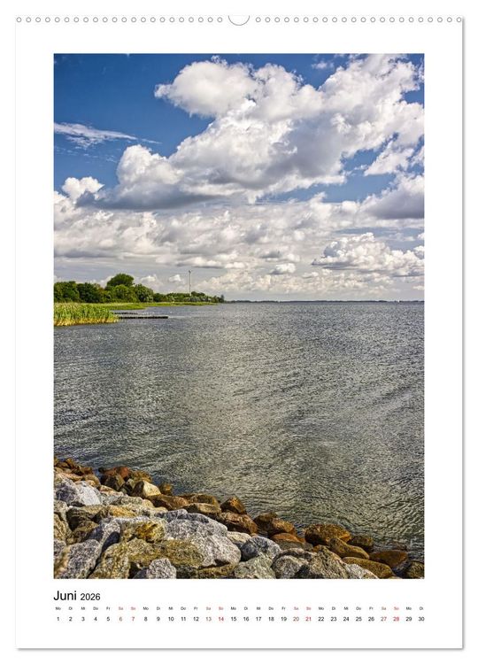 Produktbild: Vorpommern, Impressionen von Ostsee und Bodden (Wandkalender 2026 DIN A2 hoch), CALVENDO Monatskalender
