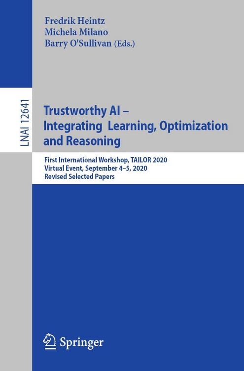 Produktbild: Trustworthy AI - Integrating Learning, Optimization and Reasoning