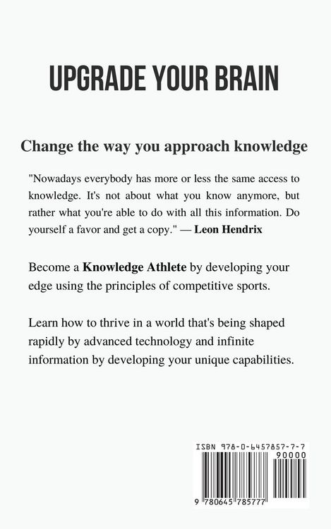 Produktbild: Knowledge Athlete