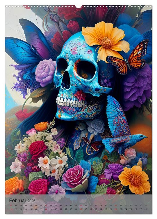 Produktbild: Beautiful Death (Wandkalender 2026 DIN A2 hoch), CALVENDO Monatskalender