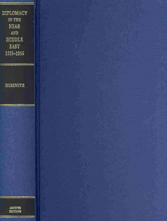 Produktbild: Diplomacy in the Near and Middle East: Volume 1, 1535-1914