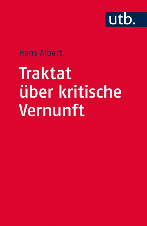 Produktbild: Traktat &uuml;ber kritische Vernunft