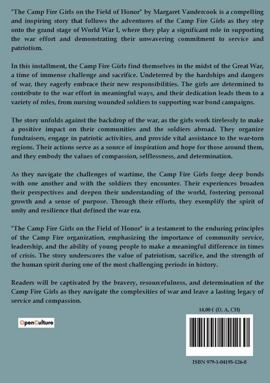 Produktbild: The Camp Fire Girls on the Field of Honor
