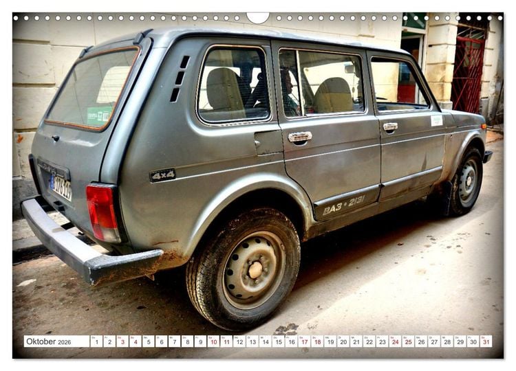 Produktbild: LADA NIVA - Exportschlager der UdSSR (Wandkalender 2026 DIN A3 quer), CALVENDO Monatskalender