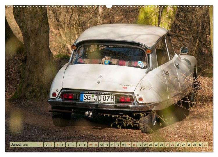 Produktbild: Franz&ouml;sische Klassiker - 2CV und D Modell Oldtimer (hochwertiger Premium Wandkalender 2026 DIN A2 quer), Kunstdruck in Hochglanz