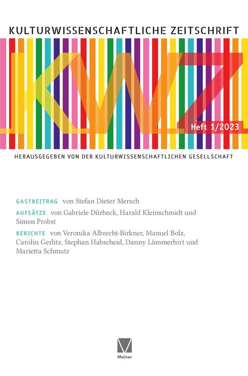 Produktbild: Kulturwissenschaftliche Zeitschrift 2023/1