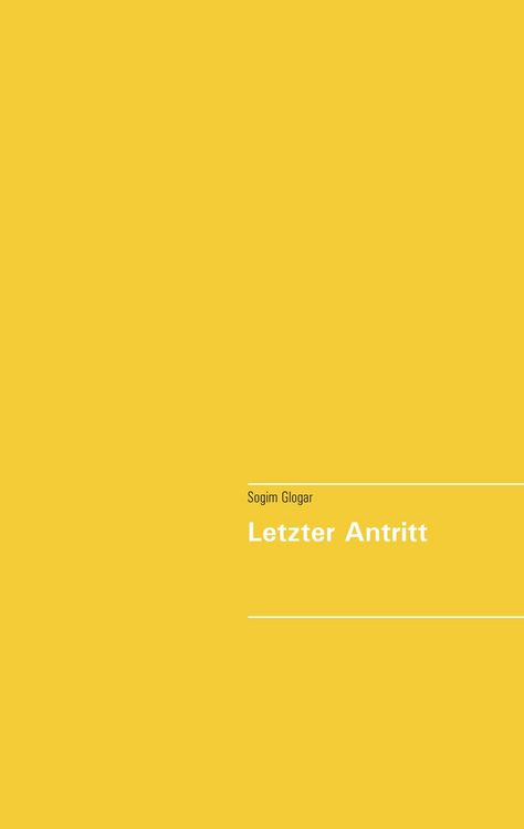 Produktbild: Letzter Antritt