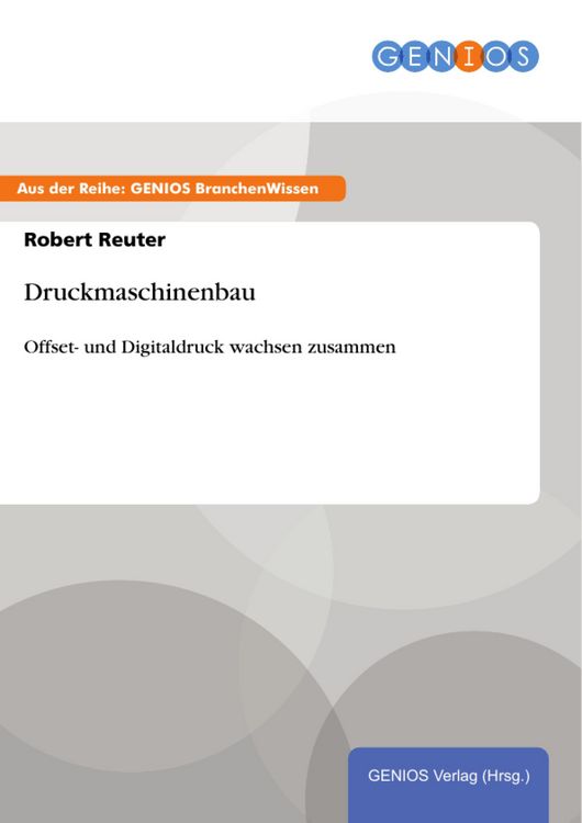Produktbild: Druckmaschinenbau