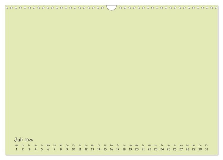 Produktbild: Regenbogen Kinder Bastelkalender - Zum Selbstgestalten - DIY Kreativ-Kalender (Wandkalender 2026 DIN A3 quer), CALVENDO Monatskalender
