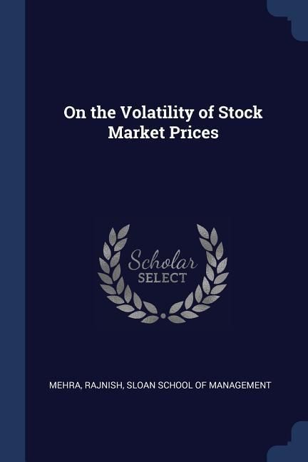 Produktbild: On the Volatility of Stock Market Prices