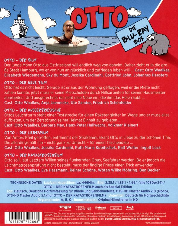 Produktbild: Otto - Die Otto Blu-ray Box 1-5 [5 BRs]