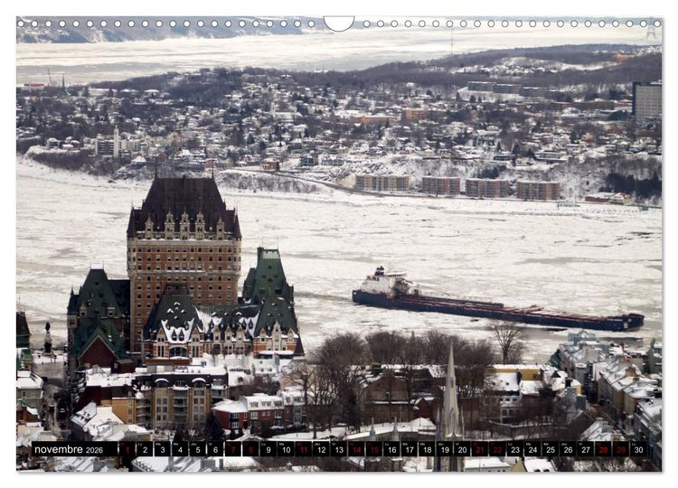 Produktbild: Le Ch&acirc;teau Frontenac (Calendrier mural 2026 DIN A3 vertical), CALVENDO calendrier mensuel