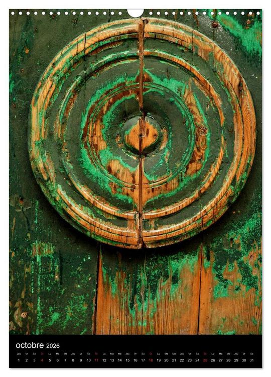 Produktbild: Les couleurs du temps sur le bois (Calendrier mural 2026 DIN A3 horizontal), CALVENDO calendrier mensuel