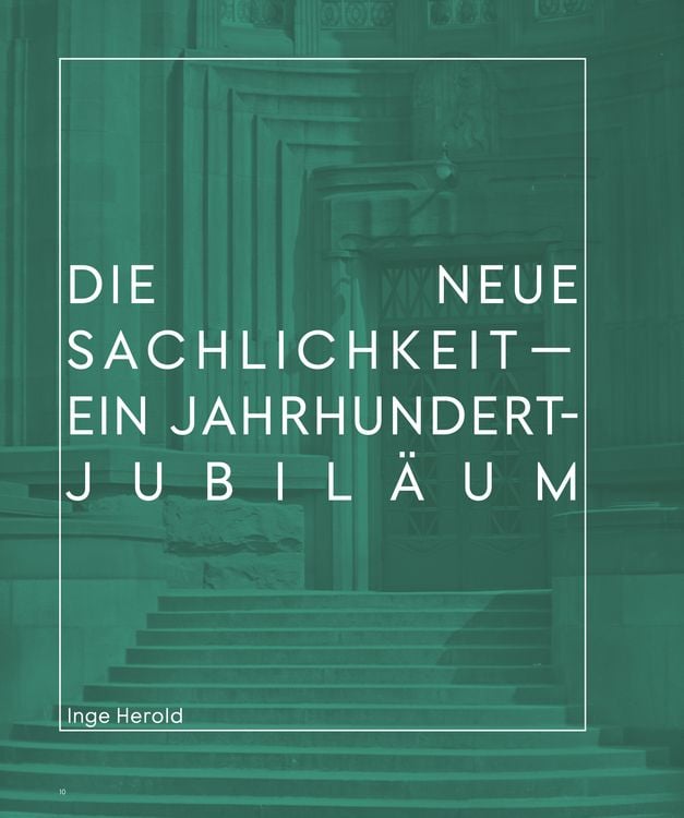 Produktbild: Die Neue Sachlichkeit / The New Objectivity